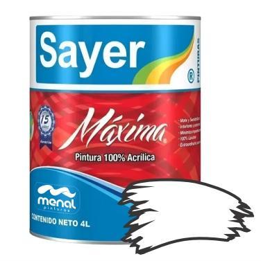 MAXIMA BLANCO SEMIBRILLANTE 4 LT